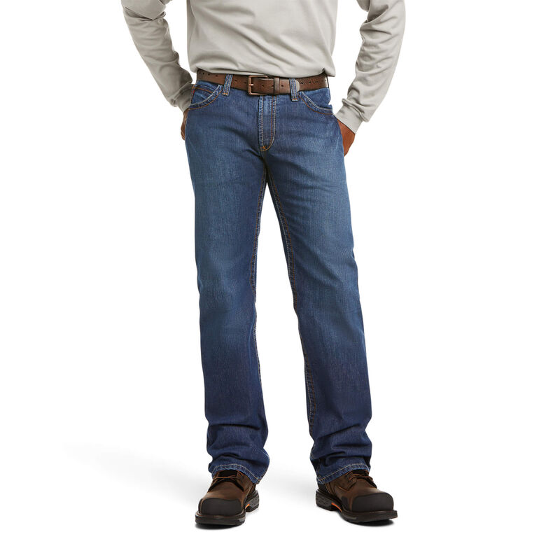 Ariat Jeans Herren - Fr M4 Relaxed Basic Boot Cut Blau ( WYODM-6379 )